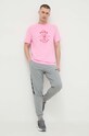 Хлопковая футболка Puma 625416 фиолетовой SS24