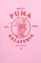 Хлопковая футболка Puma 625416 фиолетовой
