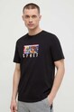 Puma t-shirt in cotone nero 625418