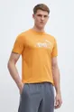 оранжевый Хлопковая футболка Puma Мужской