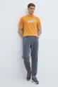 Bavlnené tričko Puma oranžová