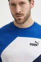 tmavomodrá Bavlnené tričko Puma POWER