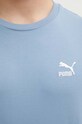 Puma t-shirt bawełniany 679187 niebieski