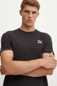čierna Bavlnené tričko Puma CLASSICS Small Logo Tee