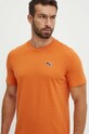 Puma tricou din bumbac BETTER ESSENTIALS portocaliu 675977