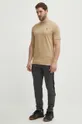 Puma t-shirt bawełniany BETTER ESSENTIALS brązowy