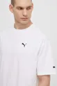 λευκό Βαμβακερό μπλουζάκι Puma RAD/CAL