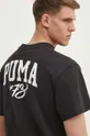Bavlnené tričko Puma Základná látka: 100 % Bavlna Elastická manžeta: 71 % Bavlna, 29 % Polyester