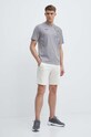 Puma t-shirt bawełniany 678920 szary SS24