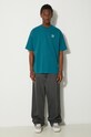 Puma tricou din bumbac BETTER CLASSICS 679188 turcoaz SS24
