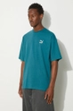 Puma cotton t-shirt BETTER CLASSICS turquoise 679188