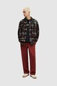 AllSaints t-shirt bawełniany FLOCKER MG536Z czarny