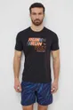 czarny Mizuno t-shirt do biegania Core Run