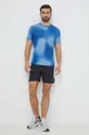 Mizuno t-shirt do biegania Core Graphic niebieski