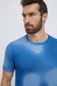 niebieski Mizuno t-shirt do biegania Core Graphic