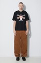 Icecream tricou din bumbac Special Flavour IC24134 negru SS24