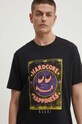 KSUBI pamut póló hardcore kash ss tee fekete MPS24TE004