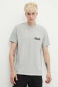 Oblečenie Bavlnené tričko KSUBI lock up kash ss tee MPS24TE002 sivá