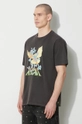 gray KSUBI cotton t-shirt flight biggie ss tee