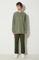 Reebok LTD longsleeve din bumbac T-Shirt RMAA00BC99JER0015500 verde SS24