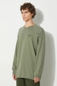 Reebok LTD longsleeve din bumbac T-Shirt verde RMAA00BC99JER0015500