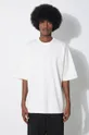 beżowy Reebok LTD t-shirt bawełniany Trompe L'Oeil Tee