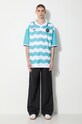 Reebok LTD tricou polo Soccer Tee RMGB001C99FAB0014001 turcoaz SS24