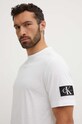 Ρούχα Βαμβακερό μπλουζάκι Calvin Klein Jeans J30J323484 μπεζ
