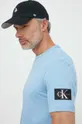 blu Calvin Klein Jeans t-shirt in cotone Uomo