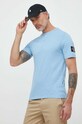 Calvin Klein Jeans t-shirt bawełniany J30J323484 niebieski AA00