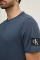 Calvin Klein Jeans tricou din bumbac bleumarin J30J323484