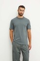 Bavlněné tričko Calvin Klein Jeans J30J323484 šedá AA00
