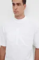 beżowy Calvin Klein Jeans t-shirt
