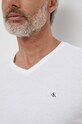 Calvin Klein Jeans pamut póló fehér J30J325212