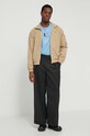 Bavlněné tričko Calvin Klein Jeans J30J325352 modrá SS24