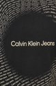 μαύρο Βαμβακερό μπλουζάκι Calvin Klein Jeans