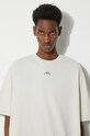 A-COLD-WALL* t-shirt bawełniany Essential T-Shirt ACWMTS177 beżowy