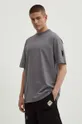 Хлопковая футболка A-COLD-WALL* Discourse T-Shirt серый