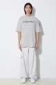 Βαμβακερό μπλουζάκι A-COLD-WALL* Overdye Logo T-Shirt ACWMTS186 γκρί SS24