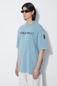 A-COLD-WALL* cotton t-shirt Overdye Logo T-Shirt blue ACWMTS186