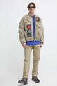 A-COLD-WALL* t-shirt bawełniany Overdye Logo T-Shirt ACWMTS186 niebieski SS24