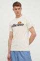 Ellesse t-shirt bawełniany SL Prado Tee beżowy SHV07405