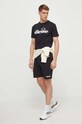 Хлопковая футболка Ellesse Fuenti Tee SHP16469 чёрный SS24