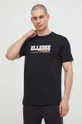 μαύρο Βαμβακερό μπλουζάκι Ellesse Zagda T-Shirt Ανδρικά