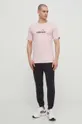 Βαμβακερό μπλουζάκι Ellesse Trea T-Shirt ροζ