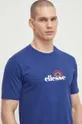 σκούρο μπλε Βαμβακερό μπλουζάκι Ellesse Trea T-Shirt Ανδρικά