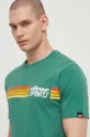 zielony Ellesse t-shirt bawełniany Sorranta T-Shirt