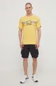 Ellesse t-shirt bawełniany Lentamente T-Shirt żółty