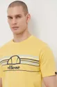 sárga Ellesse pamut póló Lentamente T-Shirt