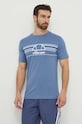 Хлопковая футболка Ellesse Lentamente T-Shirt голубой SHV11918